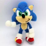 Ръчно Плетена Играчка Соник Амигуруми (Sonic)