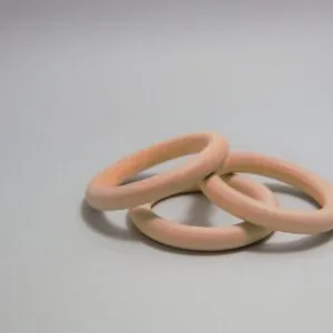 Дървена Гризалка Ринг за Бебе в пакет -10 броя Дървена Гризалка Ринг за Бебе в пакет -10 броя