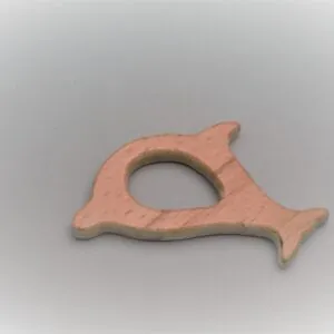 Дървена Гризалка Делфин за Бебе Дървена Гризалка Делфин за Бебе