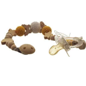 Дървен ЕКО Клипс за Биберон/Залъгалка Дървен ЕКО Клипс за Биберон/Залъгалка