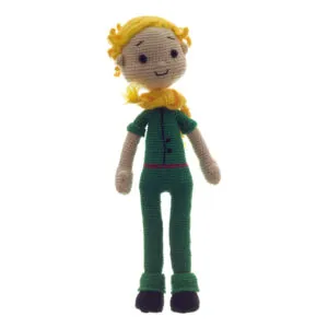 Ръчно Изплетена Кукла Малкият Звезден Принц Амигуруми Ръчно Изплетена Кукла Малкият Звезден Принц Амигуруми