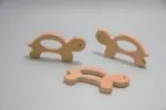 Дървена Гризалка Костенурка за Бебе